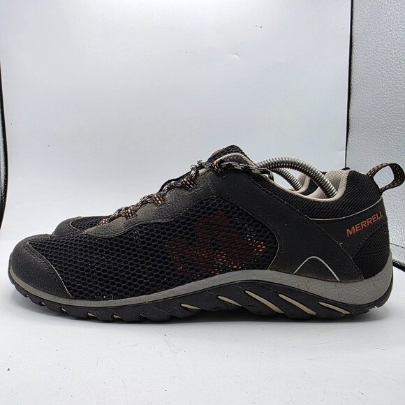 Merrell Riverbed Mens 12 Black Gray Hiking Shoes Lightweight Breathable Camping - Picture 13 of 13